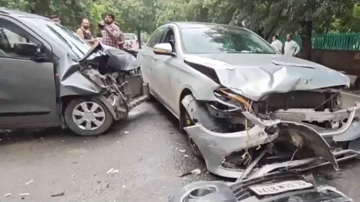 Cop’s son driving Mercedes loses control; 70-year-old killed amid collision with WagonR