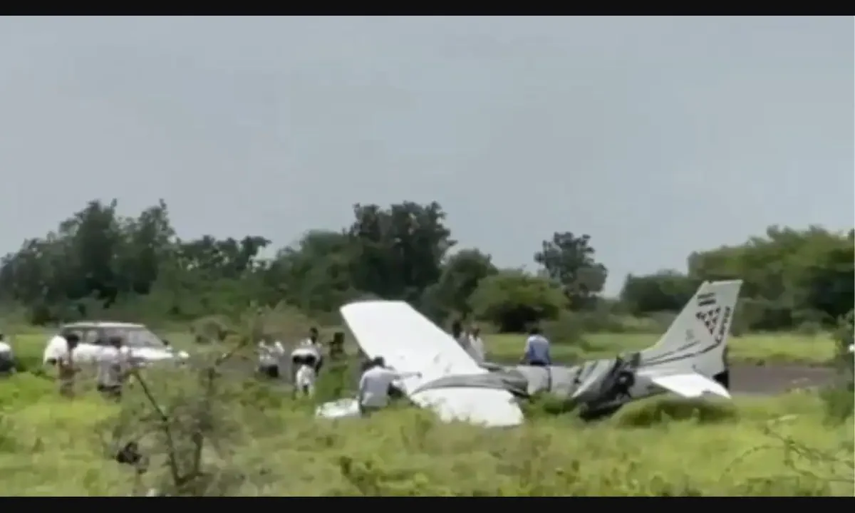 Trainer aircraft crashes at Baramati strip in Maharashtra; second incident since Ajit Pawar’s accident