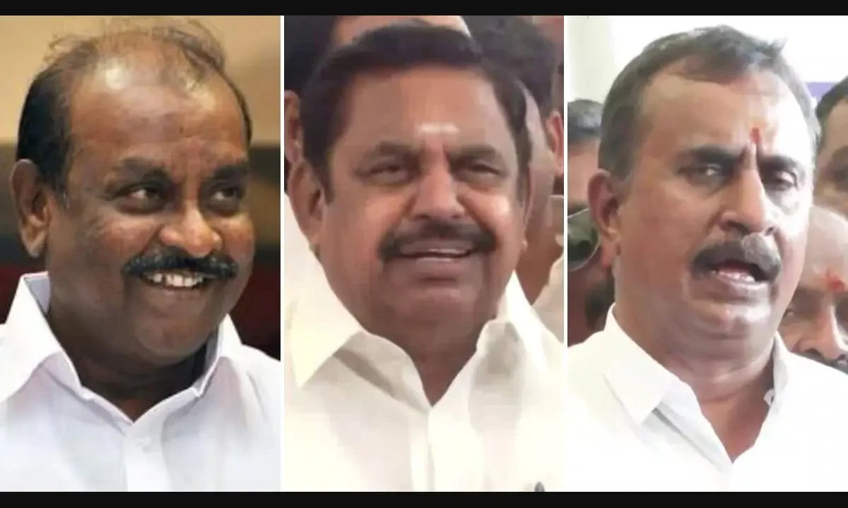 AIADMK revolt intensifies: Former ministers Velumani, Viswanathan push EPS to reorganise party