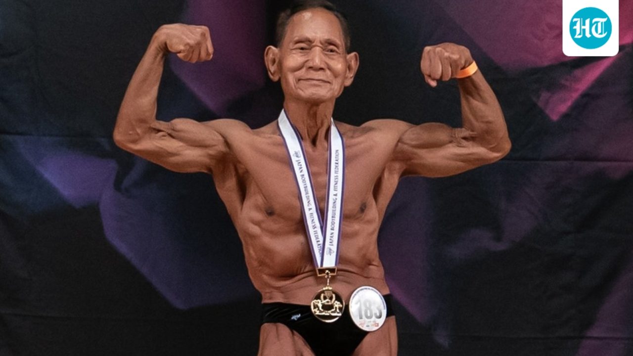 90 year old bodybuilder win championship in Japan