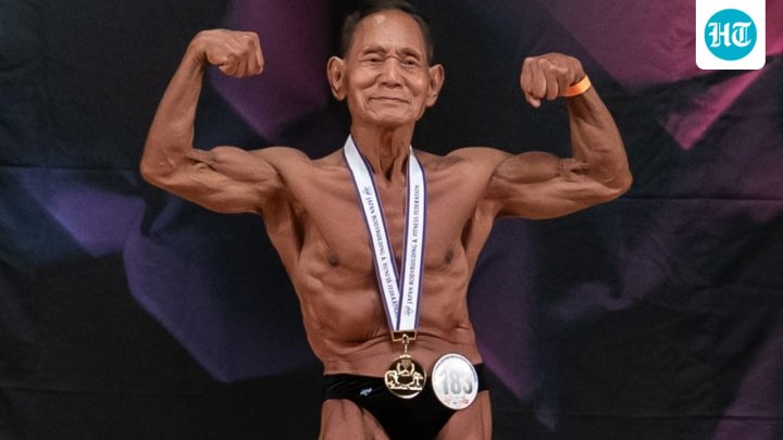 90 year old bodybuilder win championship in Japan