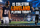 Is Colston Loveland playing today? Fantasy managers fume as Bears TE stays quiet while Cole Kmet scores TD vs Panthers