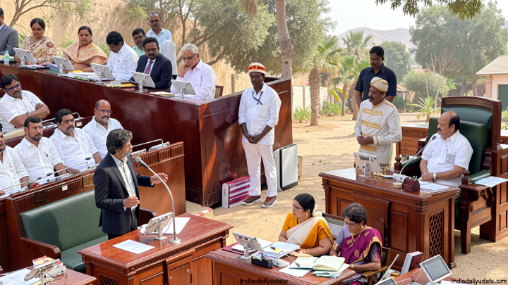 Tamil Nadu Assembly erupts in ruckus over CM Vijay’s ED remarks; DMK MLAs evicted