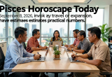 Pisces Horoscope Today, September 8, 2026: Work may involve travel or expansion, have estimates and practical numbers