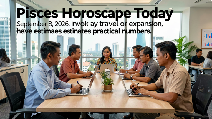 Pisces Horoscope Today, September 8, 2026: Work may involve travel or expansion, have estimates and practical numbers